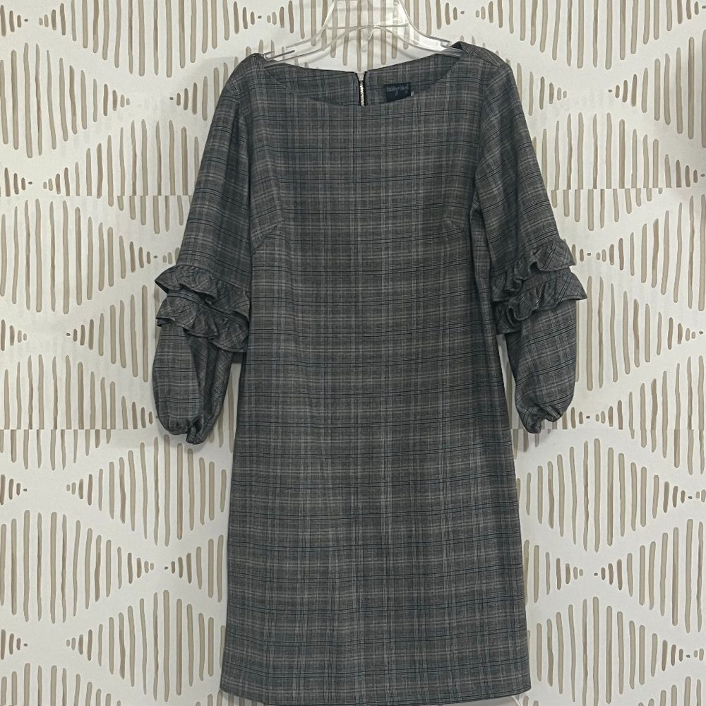 Plaid, Ruffle Dress, Size 6